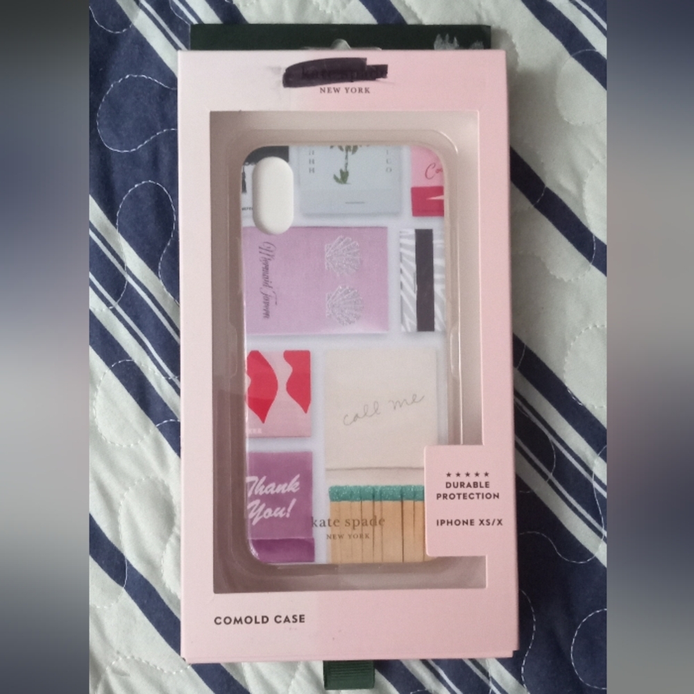 NIB- kate spade Multicolor IPhone XS/X Case